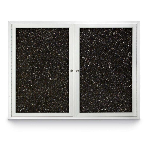 Sliding Door Indoor Enclosed Corkboard, 7